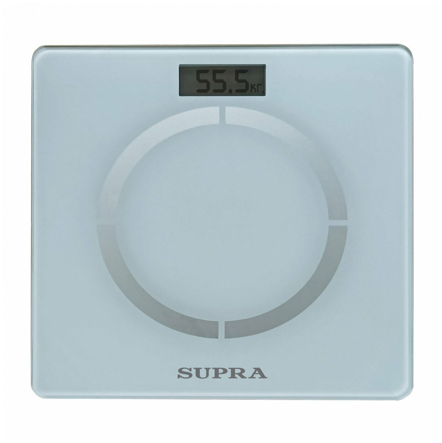 Весы напольные электронные Supra BSS-2055B макс.180кг белый напольные весы supra умные весы напольные электронные стеклянные supra bss 2055b