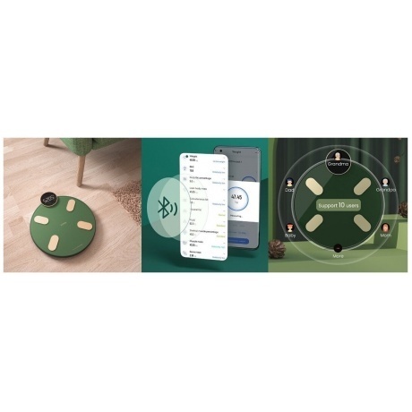 Напольные весы Haylou CM01 RU Dark green - фото 6