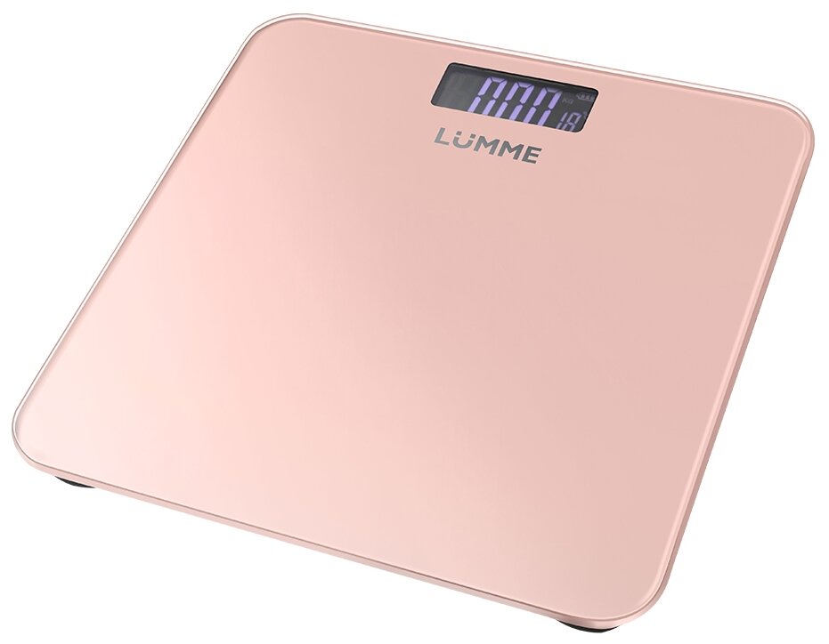 Весы напольные Lumme LU-1335 розовый опал