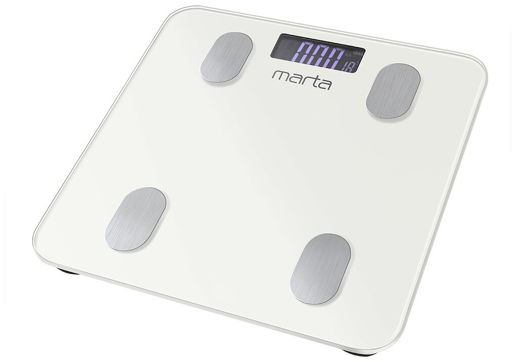 Весы напольные Marta MT-1607 белый жемчуг