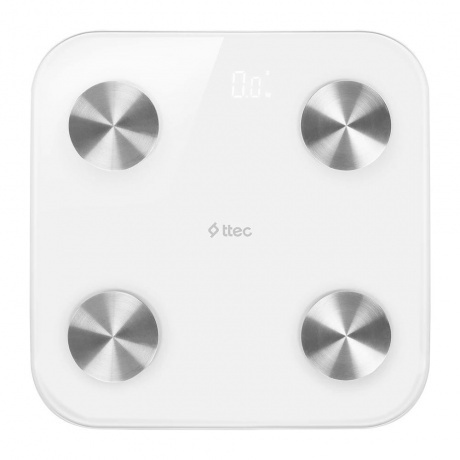 Смарт весы TTEC Sensi Smart Scale. Цвет: белый - фото 1