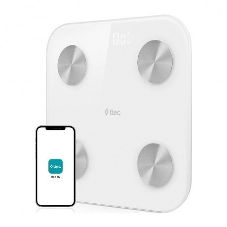 Смарт весы TTEC Sensi Smart Scale. Цвет: белый - фото 4