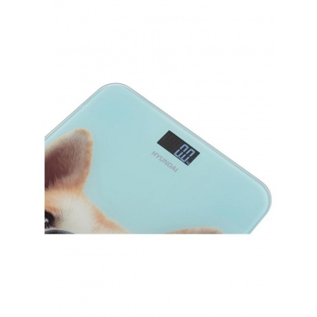 Весы напольные электронные Hyundai H-BS03680 макс.180кг голубой - фото 6