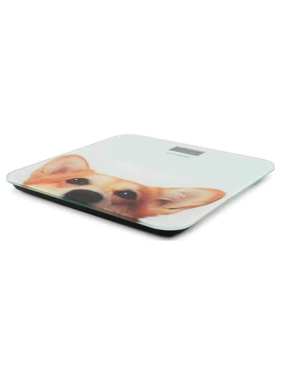 Весы напольные электронные Hyundai H-BS03671 макс.180кг белый - фото 4