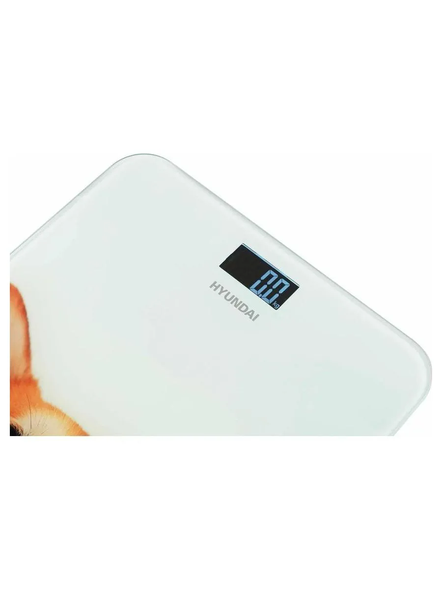 Весы напольные электронные Hyundai H-BS03671 макс.180кг белый - фото 6