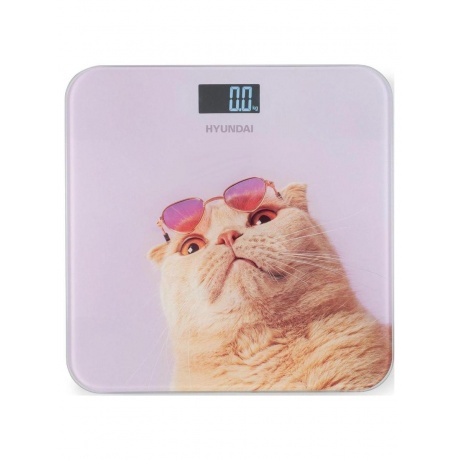 Весы напольные электронные Hyundai H-BS03456 макс.180кг сиреневый - фото 2