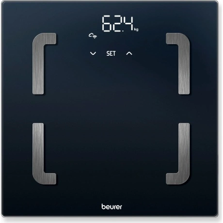 Весы напольные электронные Beurer BF880 WI-FI макс.180кг черный