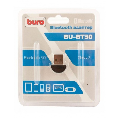 Адаптер USB Buro BU-BT30 черный - фото 3