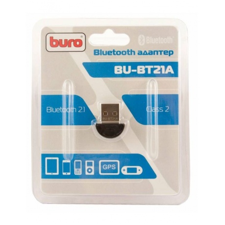 Адаптер USB Buro BU-BT21A черный - фото 4