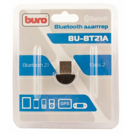 Адаптер USB Buro BU-BT21A черный - фото 5