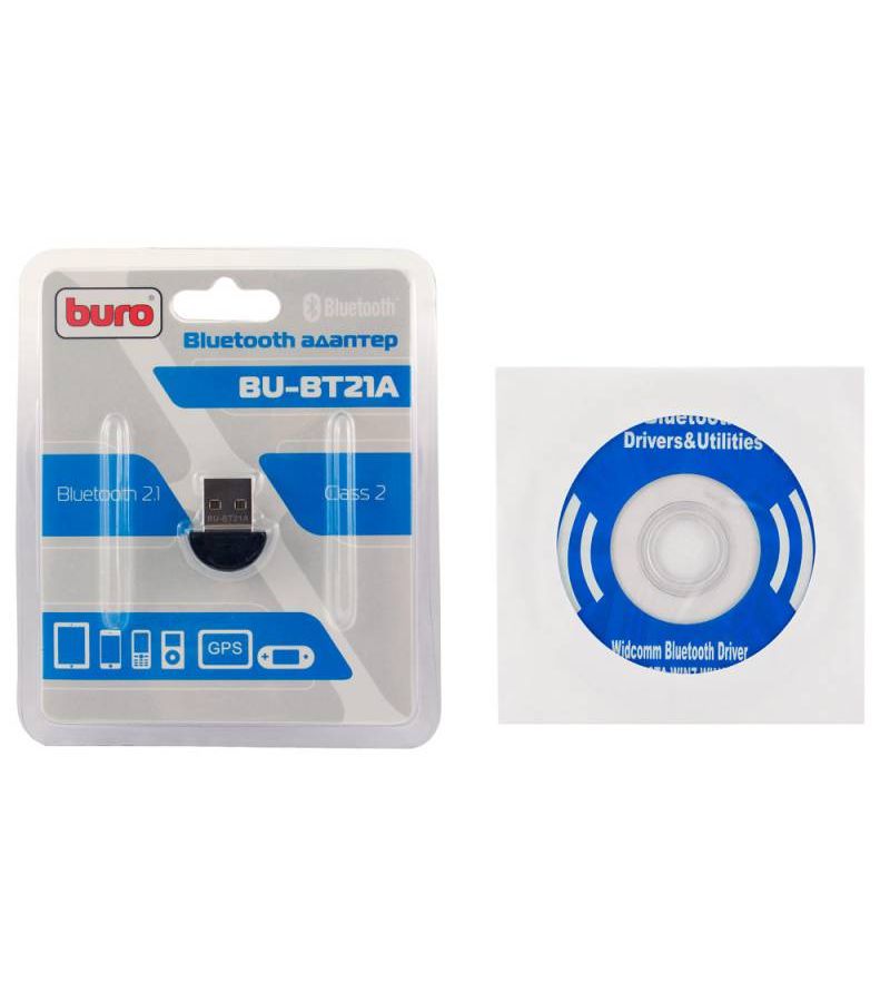 Адаптер USB Buro BU-BT21A черный