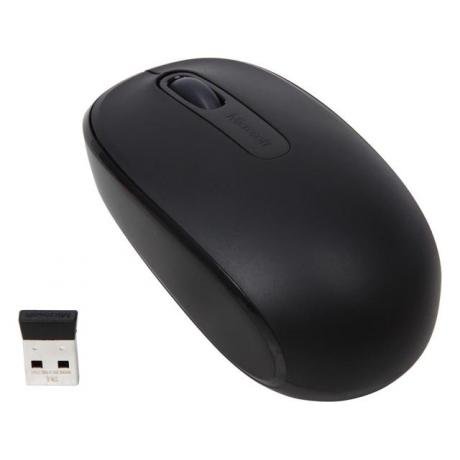 Мышь Microsoft Wireless Mobile Mouse 1850 Black (U7Z-00004) - фото 1