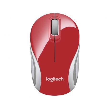 Мышь Logitech Wireless Mini Mouse M187 Red - фото 1