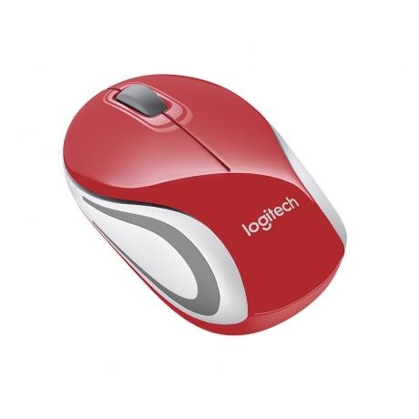 Мышь Logitech Wireless Mini Mouse M187 Red - фото 2