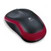 Мышь Logitech M185 Wireless Mouse Black-Red