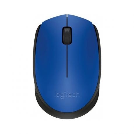 Мышь Logitech M171 Wireless Mouse Blue-Black - фото 2