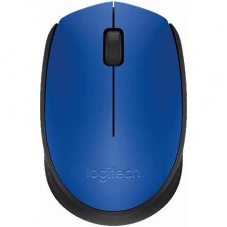 Мышь Logitech M171 Wireless Mouse Blue-Black - фото 7