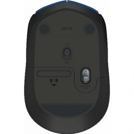 Мышь Logitech M171 Wireless Mouse Blue-Black - фото 10