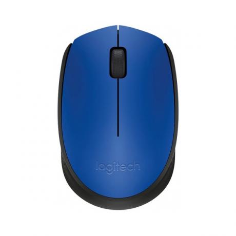 Мышь Logitech M171 Wireless Mouse Blue-Black - фото 2