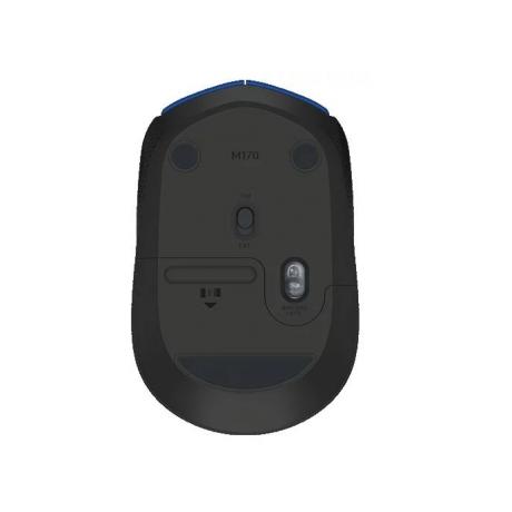 Мышь Logitech M171 Wireless Mouse Blue-Black - фото 4