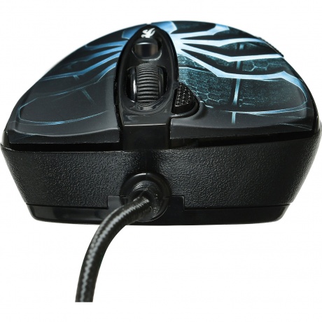 Мышь A4Tech Oscar Editor XL-747H голубой/рисунок - фото 5