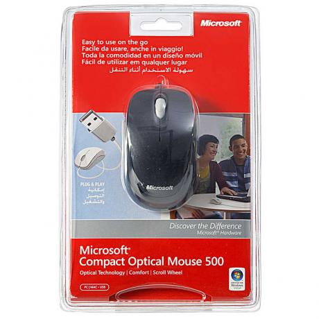 Мышь Microsoft Compact Optical Mouse 500 (U81-00083) - фото 6