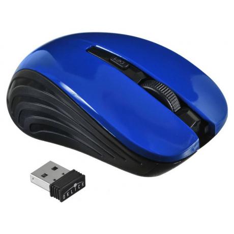 Мышь Oklick 545MW Black-Blue USB - фото 2