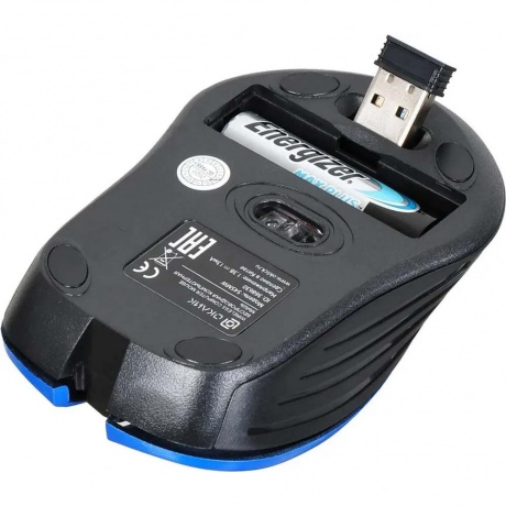 Мышь Oklick 545MW Black-Blue USB - фото 4