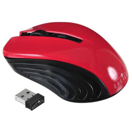 Мышь Oklick 545MW Black-Red USB - фото 1