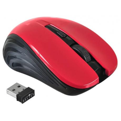 Мышь Oklick 545MW Black-Red USB - фото 2
