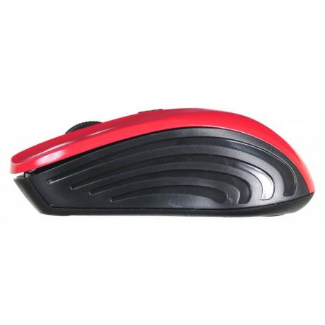 Мышь Oklick 545MW Black-Red USB - фото 3