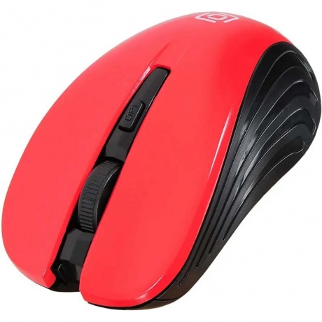 Мышь Oklick 545MW Black-Red USB - фото 4