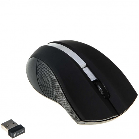 Мышь Oklick 615MW Black-Silver USB - фото 3