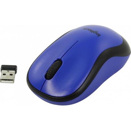 Мышь Logitech M220 Silent Blue USB - фото 1