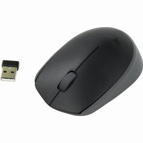 Мышь Logitech M171 Wireless Mouse Grey-Black USB