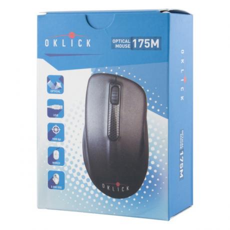 Мышь Oklick 175M Black USB - фото 3