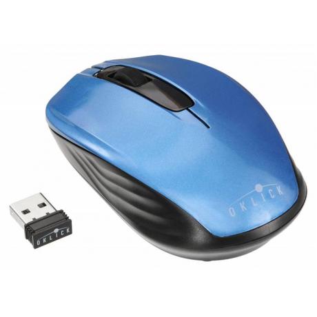 Мышь Oklick 475MW Black-Blue USB