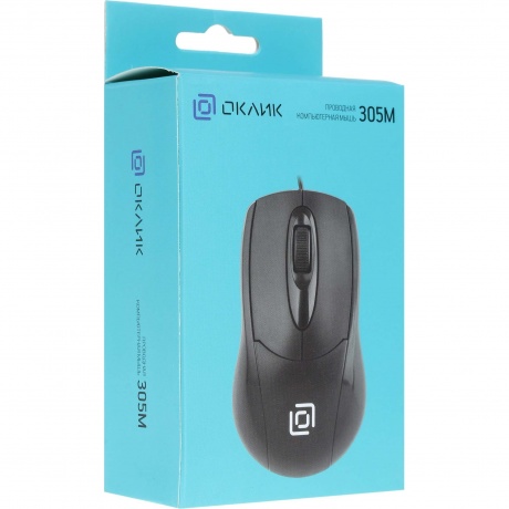 Мышь Oklick 305M Black USB - фото 7
