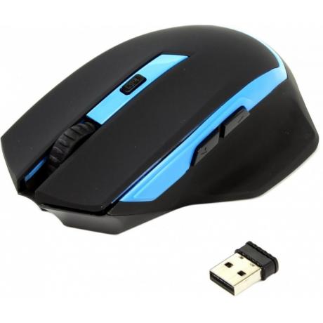 Мышь Oklick 630LW Black-Blue USB - фото 1