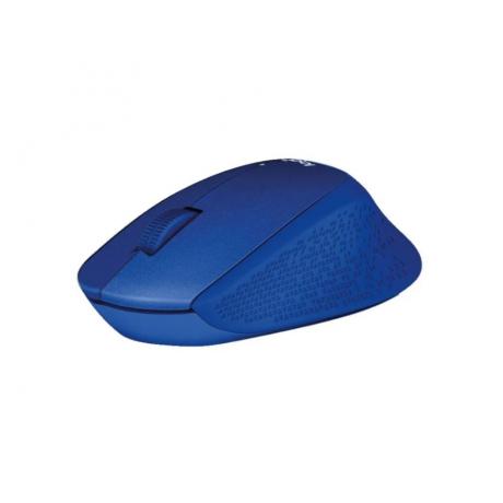 Мышь Logitech M330 Silent Plus Blue USB - фото 3