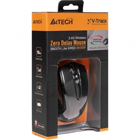 Мышь A4Tech V-Track G9-500F Black USB - фото 7