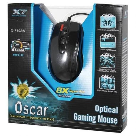 Мышь A4Tech X-710BK Black USB - фото 3