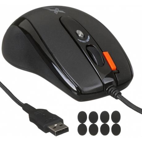 Мышь A4Tech XL-750BK Black USB - фото 4
