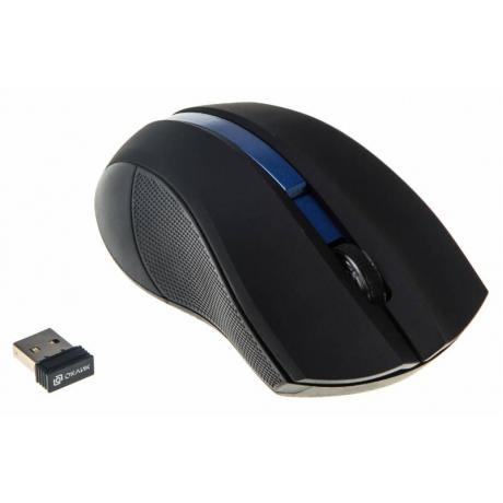 Мышь Oklick 615MW Black-Blue USB - фото 2
