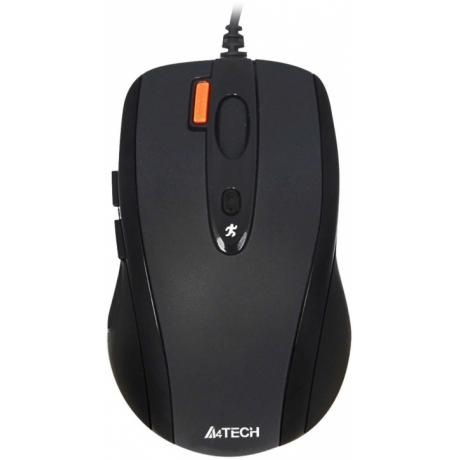 Мышь A4Tech V-Track Padless N-70FX Black USB - фото 4