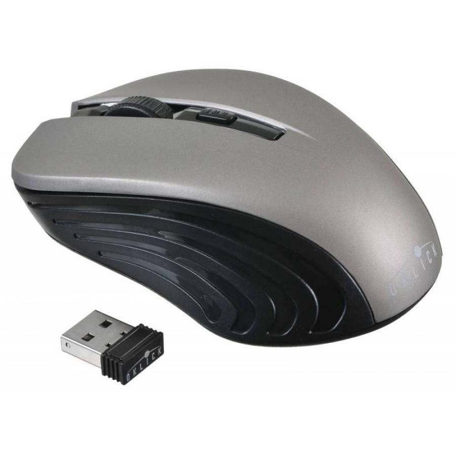 цена Мышь Oklick 545MW Black-Grey USB