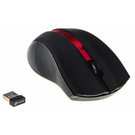 Мышь Oklick 615MW Black-Red USB - фото 2