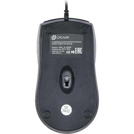 Мышь Oklick 185M Black USB - фото 6