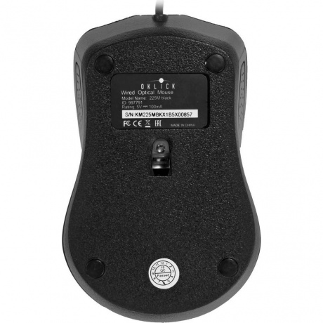 Мышь Oklick 225M Black USB - фото 3