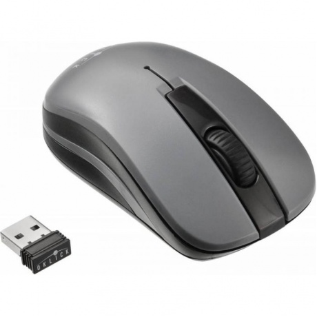 Мышь Oklick 445MW Black-Grey USB - фото 2